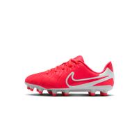 Nike Jr. Tiempo Legend 10 Club Botas de fútbol de Perfil bajo multisuperficie niño/a pequeño/a, Soccer Shoe, Hot Lava/White, 36 EU
