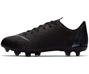 Nike JR Vapor 12 Academy GS FG/MG Zapatillas de Deporte, Unisex niños, Negro (Black/Black 001), 35.5 EU (3 Infantil UK)