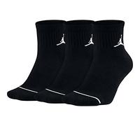 NIKE Jumpman QTR 3Ppk Calcetines, Hombre, Negro (Black), S