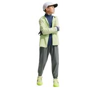 Nike - K Nk DF Miler Pant Woven, Pantalones Niños y Niños, Gris Ahumado/Silv Reflectante, S