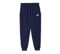 Nike K NSW Club FLC JGGR LBR Pants, Midnight Navy/White, S Unisex