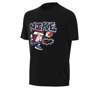 Nike K NSW tee Boxy Hoops - Camiseta para niños y Adolescentes (Paquete de 1), Negro, X-Small