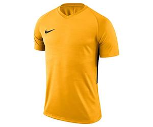 Nike K Tiempo Premier Ss - Camiseta De Manga Corta Unisex - Niños, Amarillo (University Gold/ Black), S, Unidad