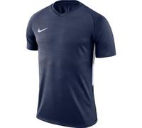 Nike K Tiempo Premier Ss - Camiseta De Manga Corta Unisex - Niños, Midnight Navy/ Midnight Navy/ White/ White, XS, Unidad