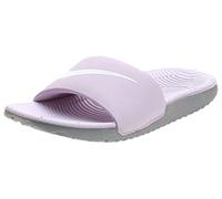 NIKE Kawa Slide (Gs/Ps) - Zapatos de playa y piscina para niños, Lila helada, blanco y gris partícula, 11 Wide Little Kid