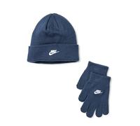 Gorro nike club beanie/glove set niño obsidian Talla única