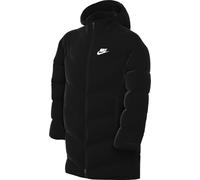 NIKE Kids K Nsw Tf Adp - Chaqueta acolchada a medio muslo, negro/blanco, 122/128