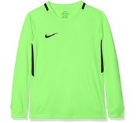 Nike Kids' Park III Football Long Sleeved t-Shirt, Unisex niños, Green Strike/Black/Black/(Black), XS