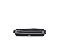 Nike Kids Slim 4 - Cinturón de Correr para niños, Negro/Negro/Plateado, Talla única