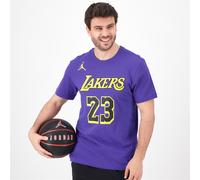 Nike L James Lakers - Malva - Camiseta Baloncesto Hombre talla XL