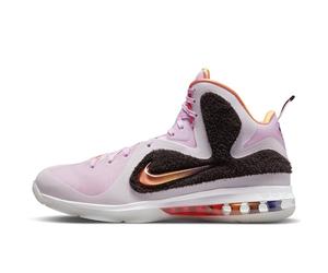 NIKE Lebron IX- Tenis de Baloncesto para Hombre, Rosa Regal Multi, 49.5 EU
