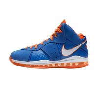 Nike Lebron VIII QS Varsity Royal/White/Orange Blaze Hombre 9.5, Mujer 11 M, Blanco(Varsity Royal/white), 42 EU