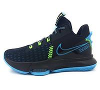 Nike - Lebron Witness 5, Zapato de Baloncesto, Black/Lagoon Pulse-Green Strike,