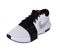 NIKE Lebron Witness VIII Hombre Basketball Trainers FB2239 Sneakers Zapatos (UK 8 US 9 EU 42.5, White Black University Red 103)