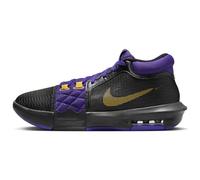 Nike Lebron Witness VIII, Tres Cuartos de Alto Hombre, Black/University Gold-Field Purple, 42.5 EU