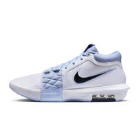 Nike Lebron Witness VIII - Zapatillas de Baloncesto Unisex (Talla 44,5), Color Blanco/Negro/Azul Universitario