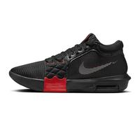 Nike Lebron Witness VIII, Zapatos con Cordones Hombre, Blanco y Negro y Rojo Universitario, 41 EU