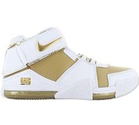 Nike Lebron Zoom 2 II - Maccabi - DJ4892-100 Hombre Sneaker Zapatos Blanco Oro