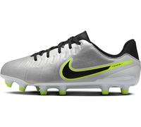 Nike Legend 10 Academy FG/MG Zapatillas para niño Metallic Silver/Black-Volt 36.5