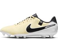 Nike Legend 10 Academy FG/MG, Zapatos de fútbol Hombre, Lemonada Black Mtlc Gold Coin, 39 EU