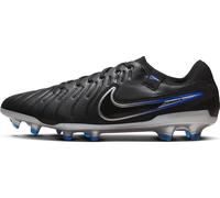 NIKE Legend 10 Pro, Zapatillas de fútbol Hombre, Black Chrome Hyper Royal, 43 EU