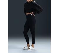 Nike Leggings de 7/8 elásticos y de talle alto de Mujer. Negro S