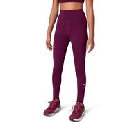 Nike Leggings DF One para niña, Color Burdeos/Blanco, 116/128