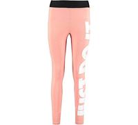 Nike Leggings para Mujer Legasee HW Just Do It, Mujer, AR3511, Cuarzo Rosa y Blanco., Small