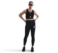 Nike Leggings para Mujer W Nk DF Tempo HR 7/8 Tgt Swhbr Black/Reflective Silv/White, L