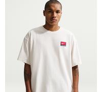 Nike Life Camiseta de manga corta de corte cuadrado en tejido Knit - Hombre - Gris XS