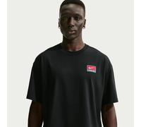 Nike Life Camiseta de manga corta de corte cuadrado en tejido Knit - Hombre - Negro L