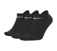 Nike Lightweight Calcetines invisibles de entrenamiento (3 pares) - Negro 38-42
