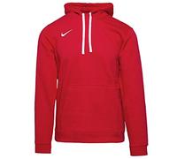 NIKE M Hoodie Po FLC TM Club19 Sudadera, Hombre, University Red/University Red/White/White, S
