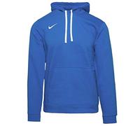 Nike M Hoodie Po FLC TM Club19 Sweatshirt, Hombre, Royal Blue/Royal Blue/White/White, 2XL