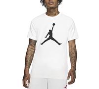 Nike M J Jumpman SS Crew T-Shirt, Hombre, White/Black, S