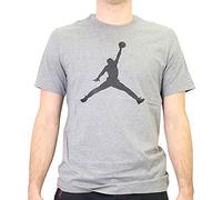 Nike M J Jumpman SS Crew T-Shirt, Men's, Carbon Heather/Black, L