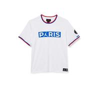 Nike M J PSG SS Poly Rplca Top T-Shirt, Hombre, White/(Hyper Cobalt), S