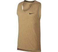 Nike M NK BRT Tank HPR Dry Camiseta sin Mangas, Hombre, Club Gold/htr/Black, L