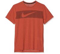 Nike M NK BRT Top SS HPR Dry GFX Camiseta de Manga Corta, Hombre, Mystic Red/htr/Black