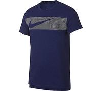 Nike M Nk BRT Top SS Hpr Dry GFX Camiseta, Hombre, Blue Void/Htr/White, M