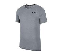 Nike M Nk BRT Top SS Hpr Dry T-Shirt, Hombre, Dk Grey Heather/(Black), 2XL