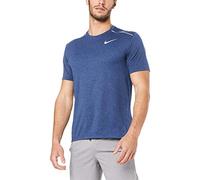 Nike M NK BRTHE Rise 365 SS Camiseta de Manga Corta, Hombre, Blue Void/htr/Reflective silv, S