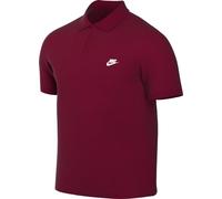 Nike M Nk Club SS Polo Piqué Manga Corta, Rojo Oscuro/Blanco, Extra-Small Hombres