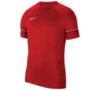 NIKE M Nk DF Acd21 Top SS Camiseta de Manga Corta, Rojo/Blanco/Rojo, Extra-Small para Hombre