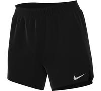 Nike M Nk DF Challenger 7ul Short Pantalones Cortos, Negro y Plateado Reflectante, Large para Hombre