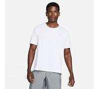 Nike M NK DF Miler Top SS T-Shirt, Hombre, White/Reflective Silv, S