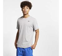 Nike M NK Dry tee Dfc Crew Solid Camiseta de Manga Corta, Hombre, Gris (Dk Grey Heather/Black)