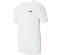 Nike M NK Dry tee Dfc Crew Solid T-Shirt, Hombre, White/Black, 4XL