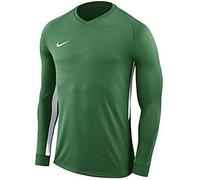 Nike M Nk Dry Tiempo Prem JSY LS Long Sleeve Top, Hombre, Pine Green/Pine Green/White/White, XL