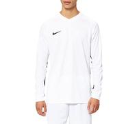 Nike M NK Dry Tiempo Prem JSY LS Long Sleeved t-Shirt, Hombre, White/Black, 2XL